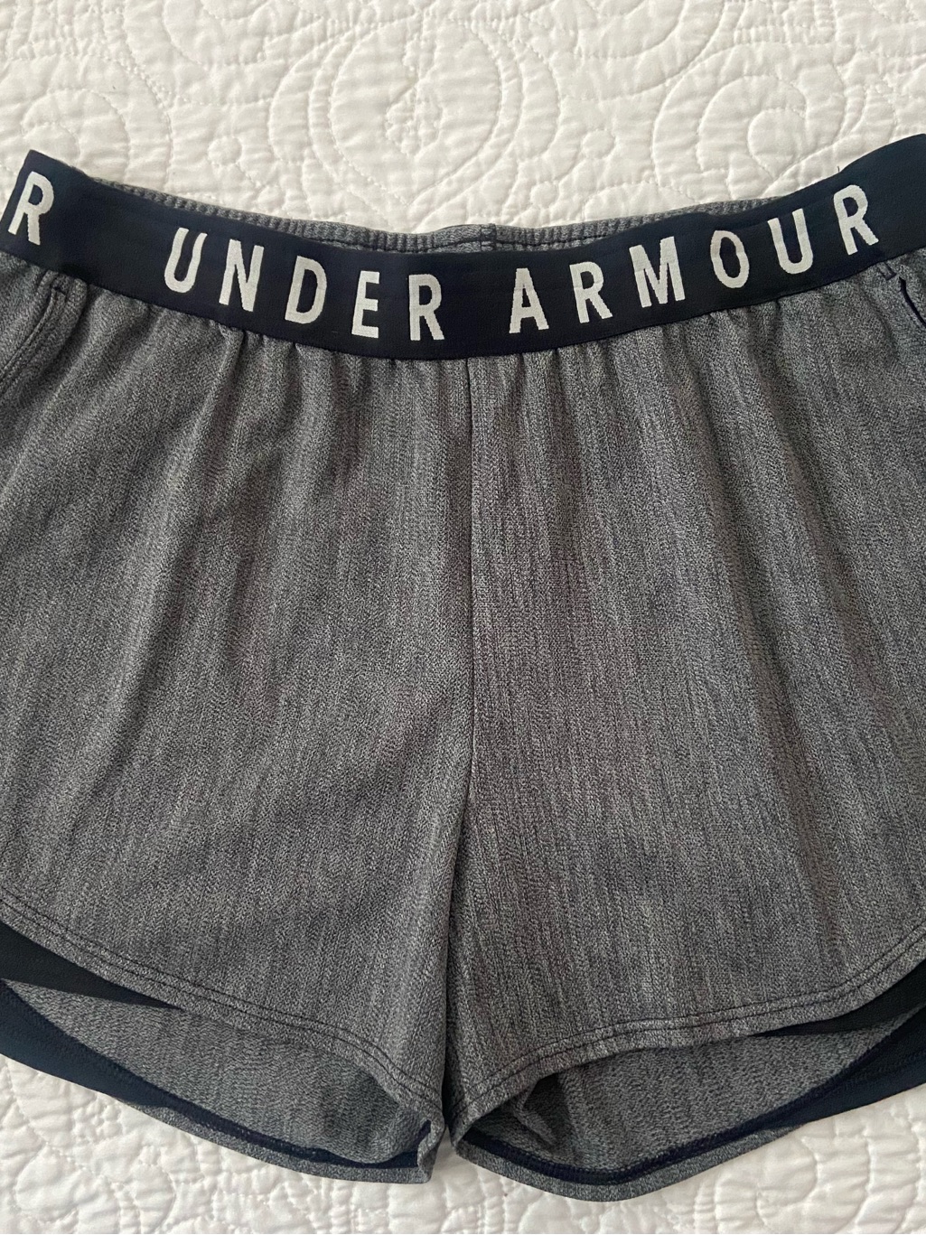 Under Armour Women's Gray Heatgear Performance Shorts
